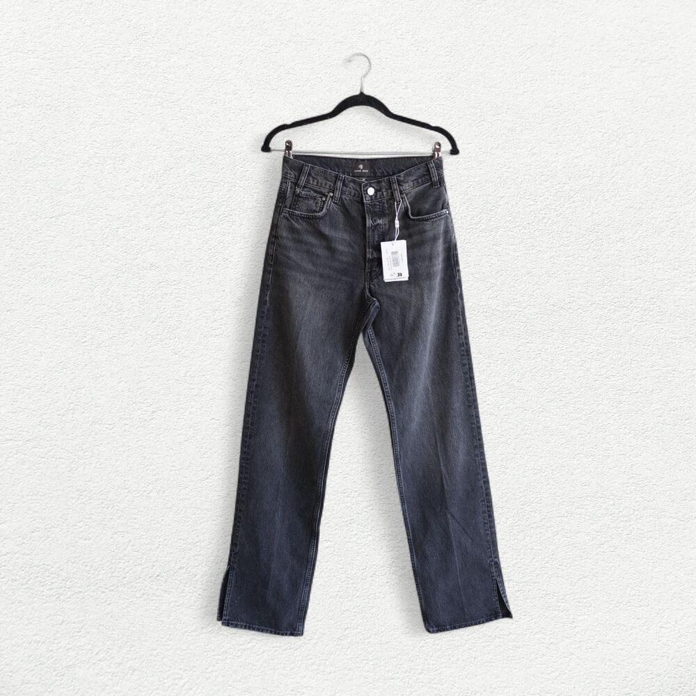 Anine Bing Denim Roy Jeans in Shadow Grey